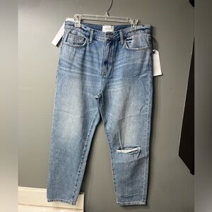 NWT Current/Elliot The Vintage Cropped Slim Jeans 2 Year Rig Ind Size 31
